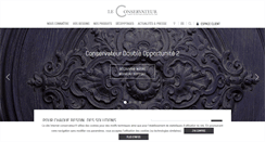 Desktop Screenshot of conservateur.fr